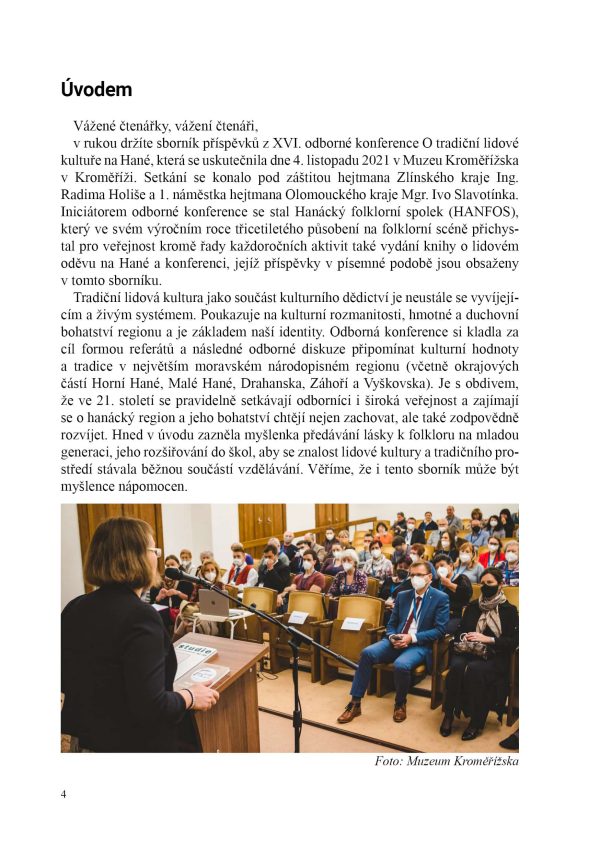 Lidová kultura na Hané - sborník z XVI. odborné konference (kniha) - Image 5